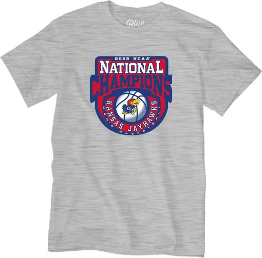 Men's NCAA Kansas Jayhawks National Basketball Champions T-Shirt 2022 - Gifts for Fans of College Shirts - Image 2