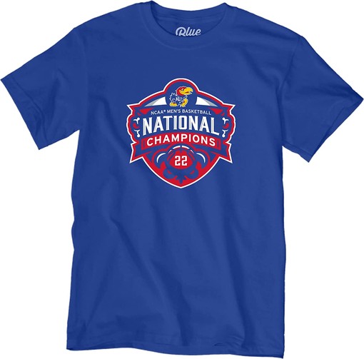 Men's NCAA Kansas Jayhawks National Basketball Champions T-Shirt 2022 - Gifts for Fans of College Shirts - Image 3