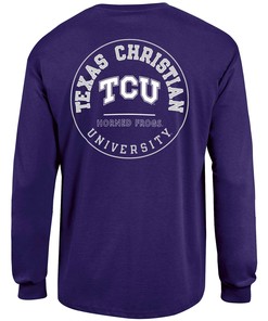 Men's Russell Athletic TCU Horned Frogs Long Sleeve Tee - Perfect NCAA Gift for Fans and Students