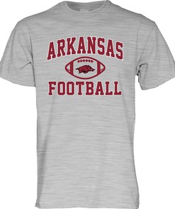 Men's Sport Shirts: Arkansas Razorbacks Football T-Shirt for NCAA Fans