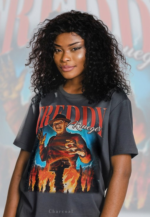Men's Vintage Horror Movie Tees: Friday the 13th, Freddy Krueger, and Jason Voorhees