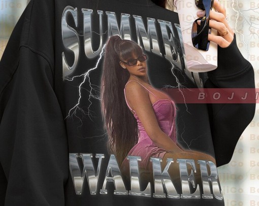 Men's Vintage Summer Walker Sweatshirt, 90s Rap Tee for Concerts - Image 4