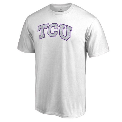 Men's White TCU Horned Frogs Out T-Shirt - Perfect NCAA Shirt for Fans and Students - Image 2