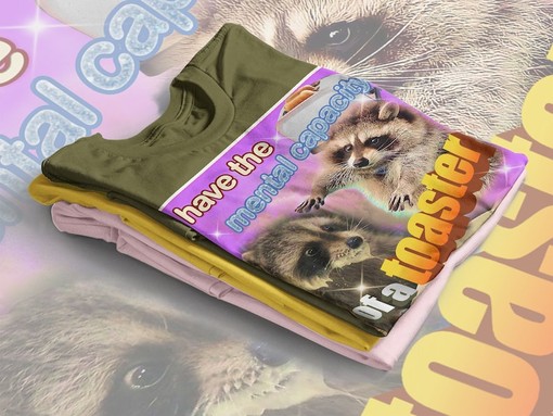 Mental Capacity of a Toaster Meme Shirt for Movie Fans - Opossums Lover Shirt with Quotes and Memes for Possums - Image 4
