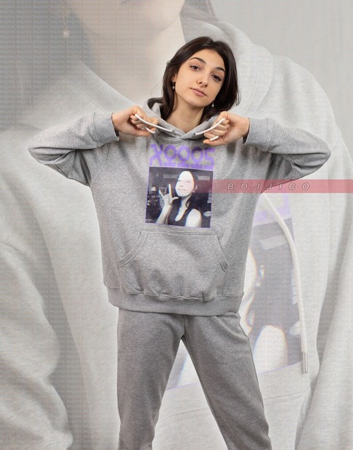 Metallic Xooos Kim Soo Yeon Sweatshirt, Cute Singer Youtuber Sweater - Image 2