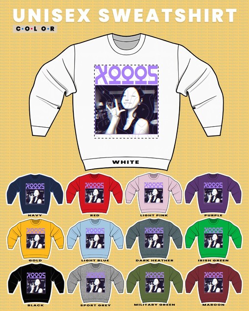 Metallic Xooos Kim Soo Yeon Sweatshirt, Cute Singer Youtuber Sweater - Image 3
