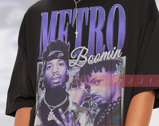Metro Boomin Homage Shirt - Retro Style Fan Sweater for Hip-Hop/Rap Fans - Image 2