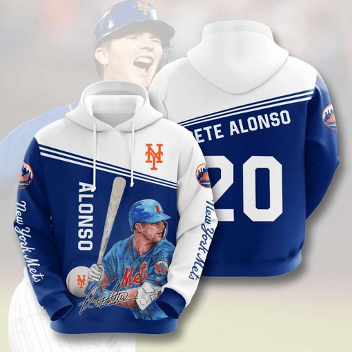 Mets Fans, Get Your Custom All-Over Print 3D Hoodie