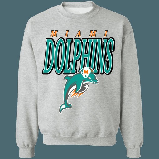 Miami Dolphins 1990s Vintage NFL Lover Sweatshirt Hoodie - sport shirts unisex