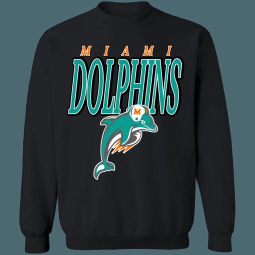 Miami Dolphins 1990s Vintage NFL Lover Sweatshirt Hoodie - sport shirts unisex - Image 2