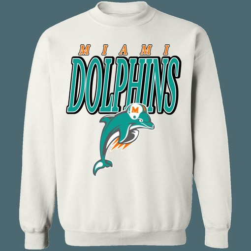 Miami Dolphins 1990s Vintage NFL Lover Sweatshirt Hoodie - sport shirts unisex - Image 3