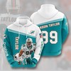 Miami Dolphins All Over Print Sport Hoodie - High Quality and Comfortable