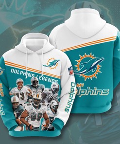 Miami Dolphins Custom Sport All Over Print Hoodie - Unique Design