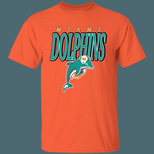 Miami Dolphins Retro NFL Apparel Set - T-Shirt, Sweatshirt, Hoodie - Gifts for NFL Fans - ncaa shirts for men - Image 2