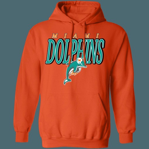 Miami Dolphins Retro NFL Hoodie Sweatshirt Sport Shirt - sport shirts girls - Image 3