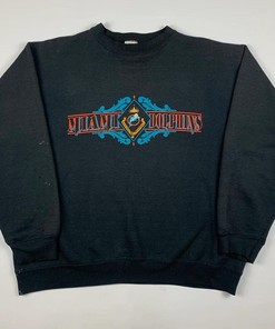 Miami Dolphins Thrashed Sweatshirt T-shirt - Vintage and Ideal Gift for NFL Fans with ncaa shirts women