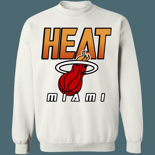 Miami Heat 90s Retro NBA Vintage Sweatshirt Hoodie Shirt - NBA Shirts - Image 4