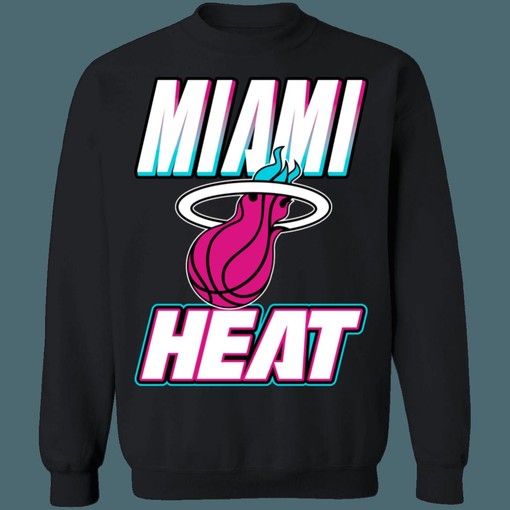 Miami Heat VICE CITY Retro NBA Vintage Sweatshirt Hoodie Shirt - NBA Shirts