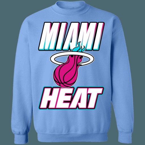 Miami Heat VICE CITY Retro NBA Vintage Sweatshirt Hoodie Shirt - NBA Shirts - Image 3