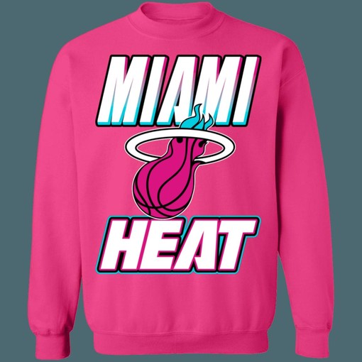 Miami Heat VICE CITY Retro NBA Vintage Sweatshirt Hoodie Shirt - NBA Shirts - Image 4