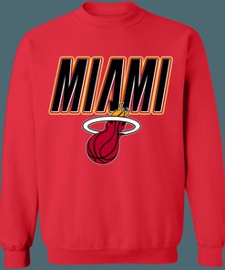 Miami Heat Vintage NBA Sweatshirt Hoodie Shirt - NBA Shirts for Women