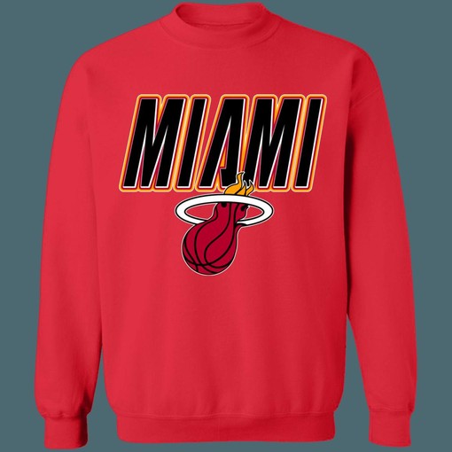Miami Heat Vintage NBA Sweatshirt Hoodie Shirt - NBA Shirts for Women