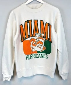 Miami Hurricanes Sweatshirt and University of Miami Hoodie - NCAA Shirts for Men and Women