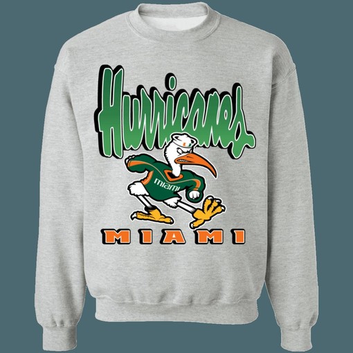 Miami Hurricanes Vintage NCAA Sweatshirt Hoodie Shirt - NCAA Shirts for Women - Image 4