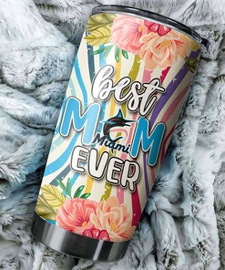 Miami Marlins Lovely Accents Best Mom Ever MLB Tumbler with a Gorgeous and MLB Design