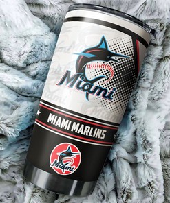Miami Marlins MLB Tumbler with Awesome Design - Perfect for all Baseball Fans with MLB Logo