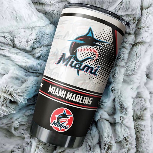 Miami Marlins MLB Tumbler with Awesome Design - Perfect for all Baseball Fans with MLB Logo