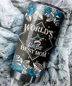 Miami Marlins World's Best Mom Edition MLB Tumbler - Personalized Design