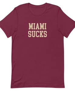 Miami vs Florida State Rivalry Shirt Sweatshirt Hoodie - Gifts for Fans of College Shirts