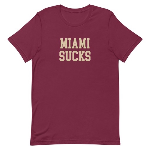 Miami vs Florida State Rivalry Shirt Sweatshirt Hoodie - Gifts for Fans of College Shirts