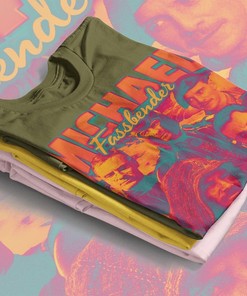 Michael Fassbender Retro Sweater - Vintage Movie Shirts for Men - Minimalist Design