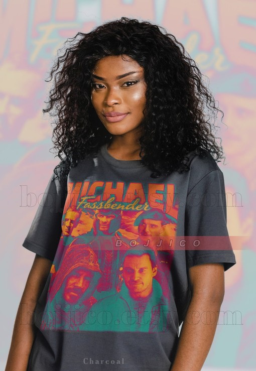 Michael Fassbender Retro Sweater - Vintage Movie Shirts for Men - Minimalist Design - Image 4