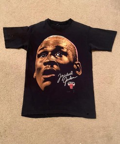 Michael Jordan 90S Vintage Big Face Print T-Shirt, Hoodie & Sweatshirt Gifts for Fans
