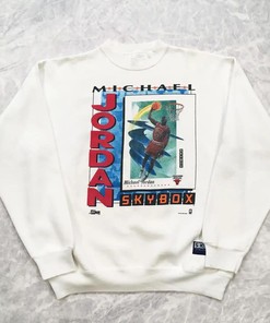 Michael Jordan Skybox Card 1991 Bulls BNA Graphic Sweatshirt Pullover Hoodie Gift For Fans