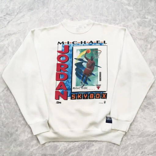 Michael Jordan Skybox Card 1991 Bulls BNA Graphic Sweatshirt Pullover Hoodie Gift For Fans