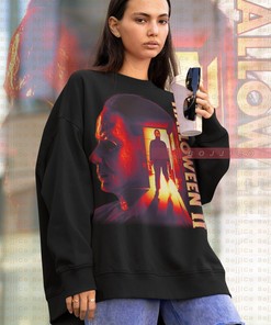 Michael Myers Halloween Horror Sweatshirt - Scary Movie Vintage Sweater