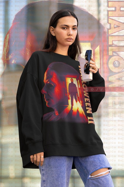 Michael Myers Halloween Horror Sweatshirt - Scary Movie Vintage Sweater