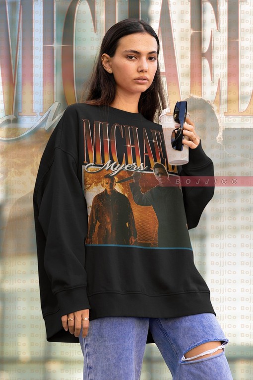Michael Myers Horror Fans Sweatshirt - Scary and Retro Sweater