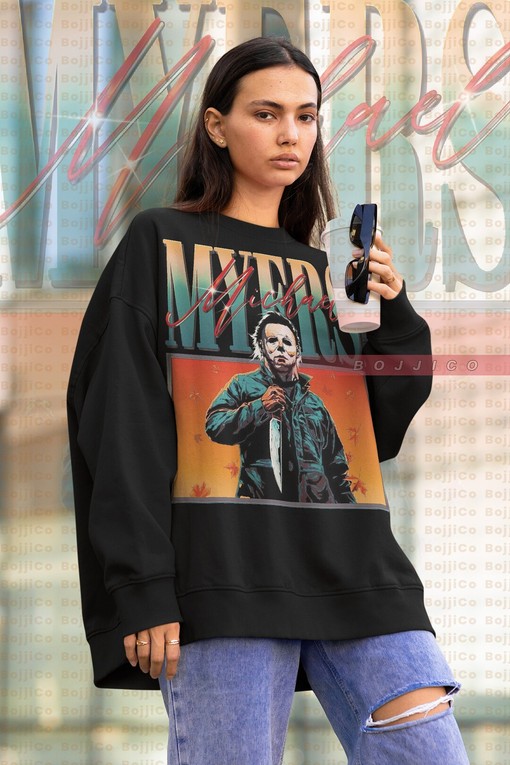 Michael Myers Horror Movie Sweatshirt - Classic Scary 90s Sweater