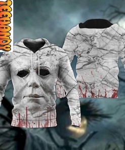 Michael Myers Killer Hoodie with 3D Graphic Design