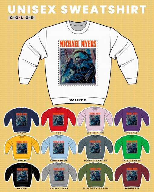 Michael Myers Retro Horror Sweatshirt - Halloween Vintage Sweater - Image 3