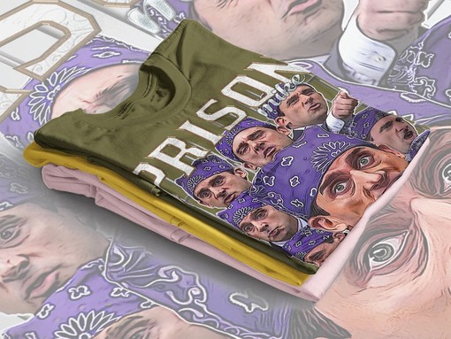 Michael Scott Biatch Tribute Shirt - Classic Prison Mike Fan Tee for The Office Fans - Image 4