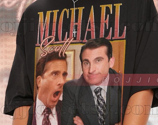 Michael Scott Prison Mike Vintage Shirt, US Office TV Show Retro 90's Funny Homage Shirt, Michael Scott Fan Shirt - Image 2
