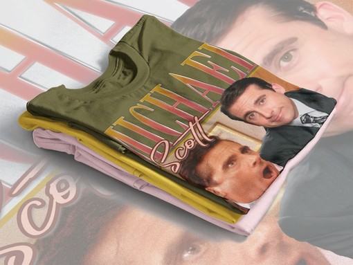 Michael Scott Prison Mike Vintage Shirt, US Office TV Show Retro 90's Funny Homage Shirt, Michael Scott Fan Shirt - Image 4