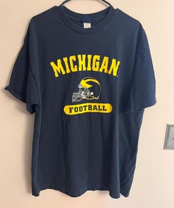 Michigan Football Graphic Hoodie Sweatshirt Crewneck Sweatshirt for NCAA Sports Lovers