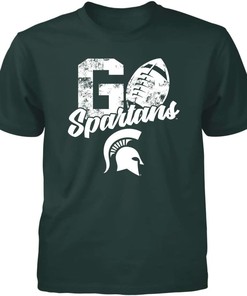 Michigan State Go School Design Shirt for Spartan Fans